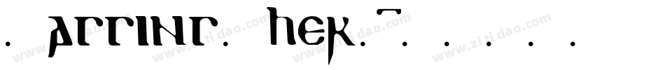 Tagging Zher 1字体转换